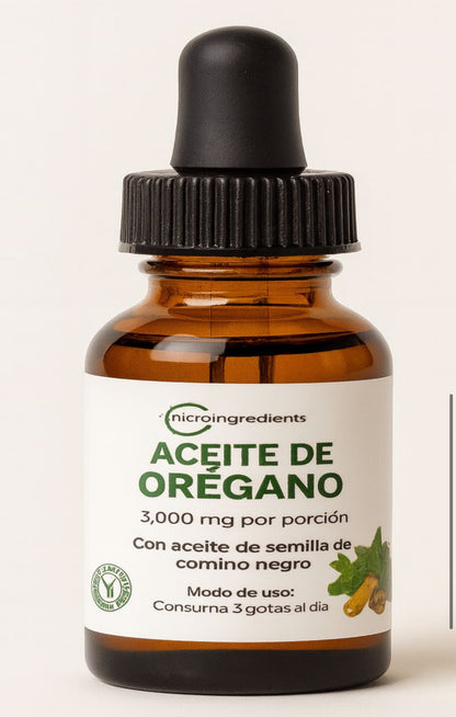 Aceite de Orégano en Gotas 100% Natural